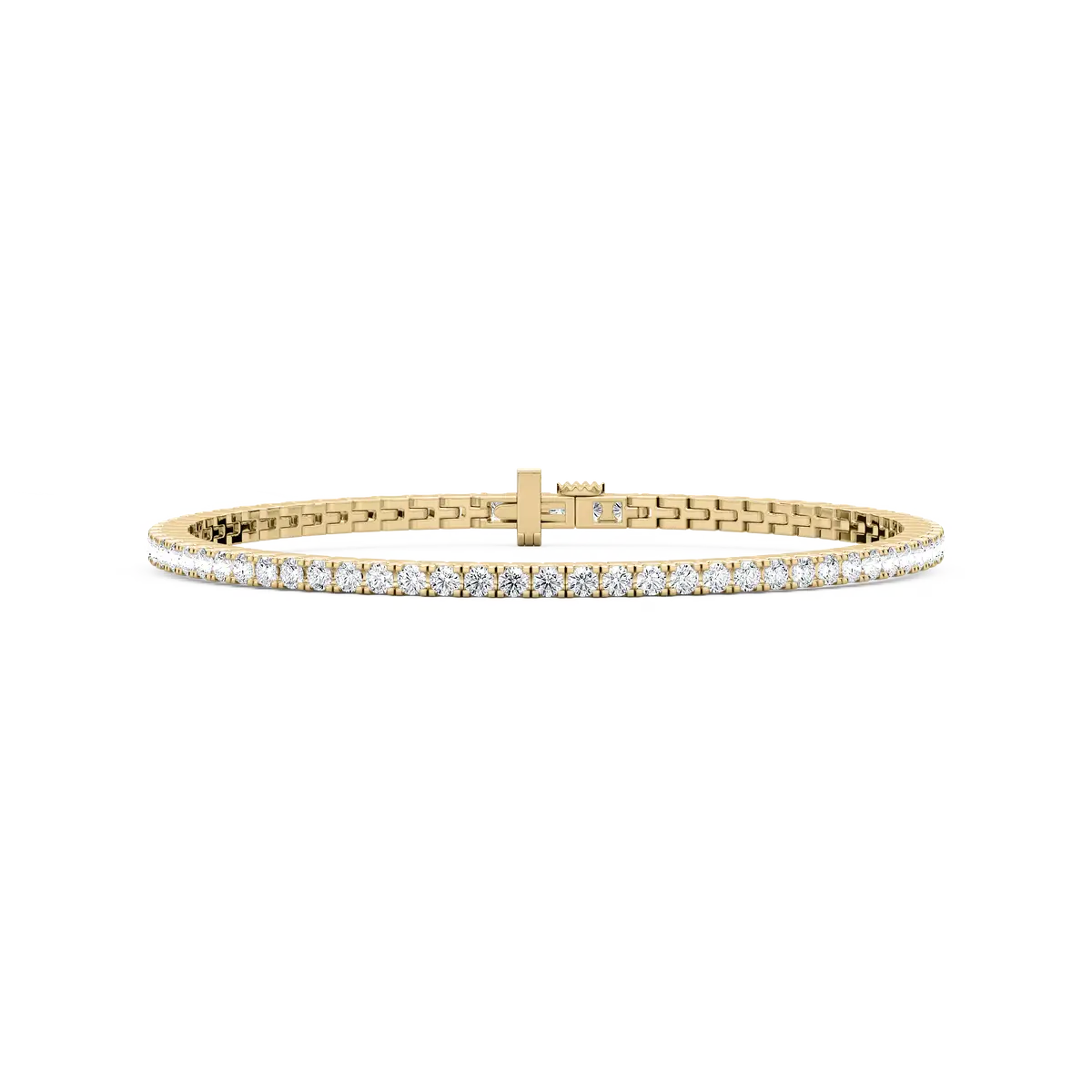 Round Cut Diamond Tennis Bracelet