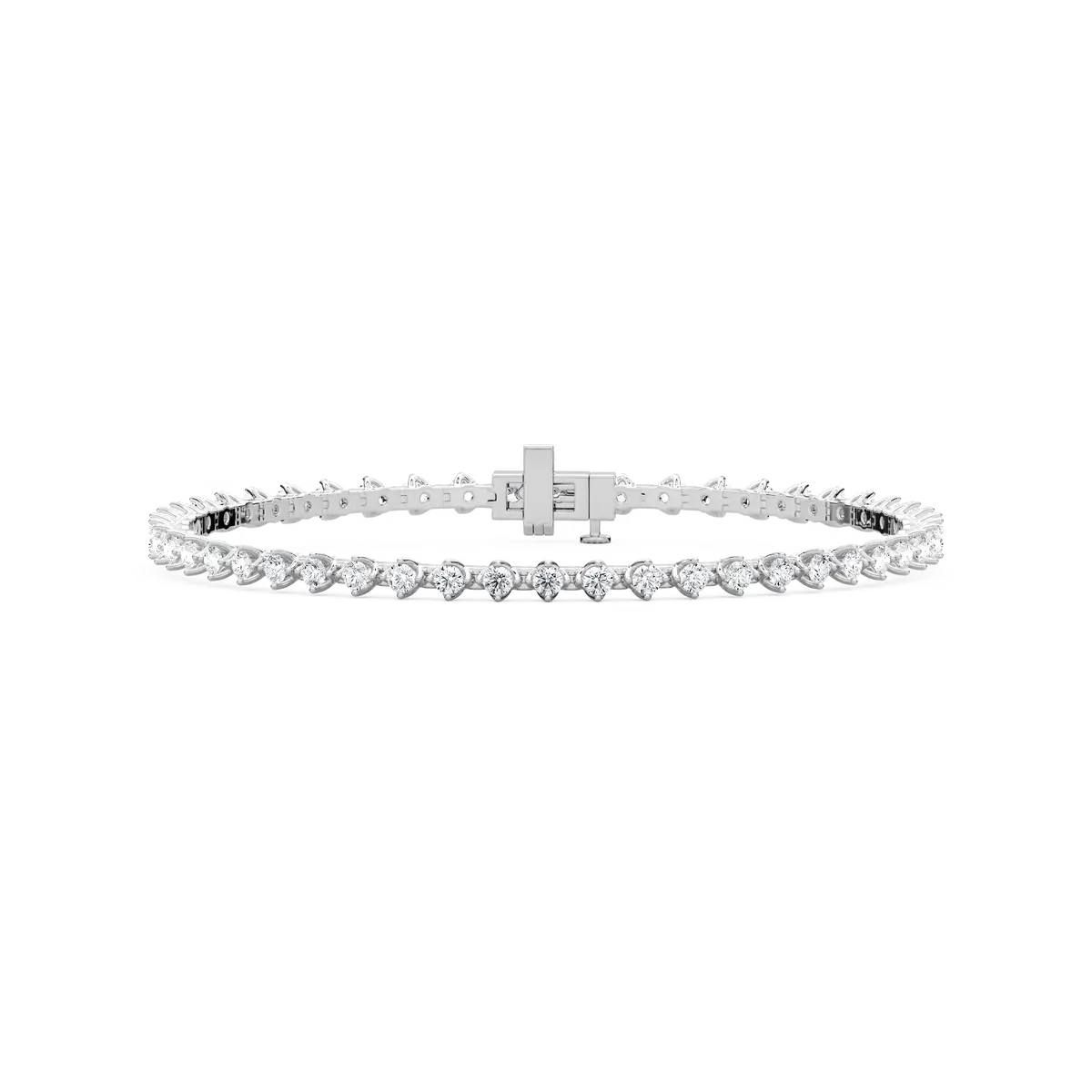 Classic Round Diamond Tennis Bracelet