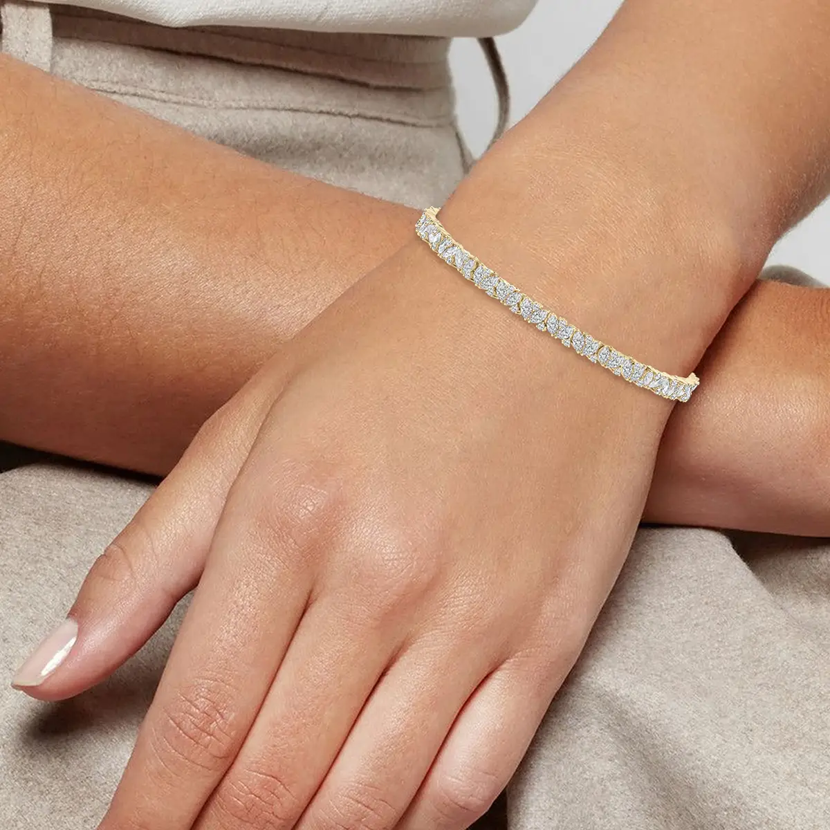 Elara Diamond Bracelet for Women