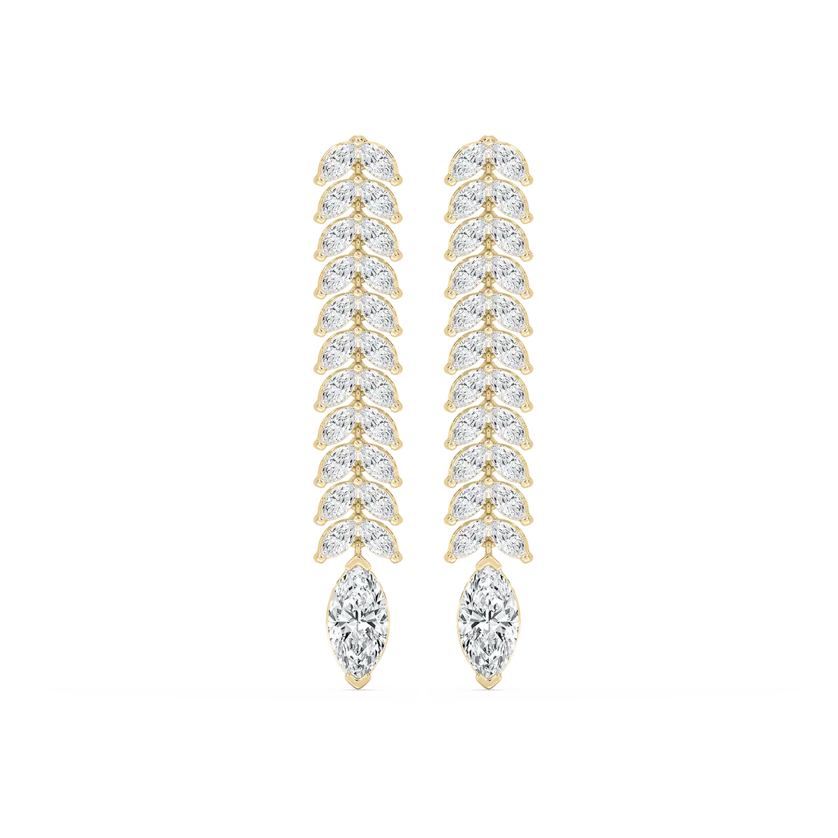 Marquise Diamonds Catalina Drop Earring