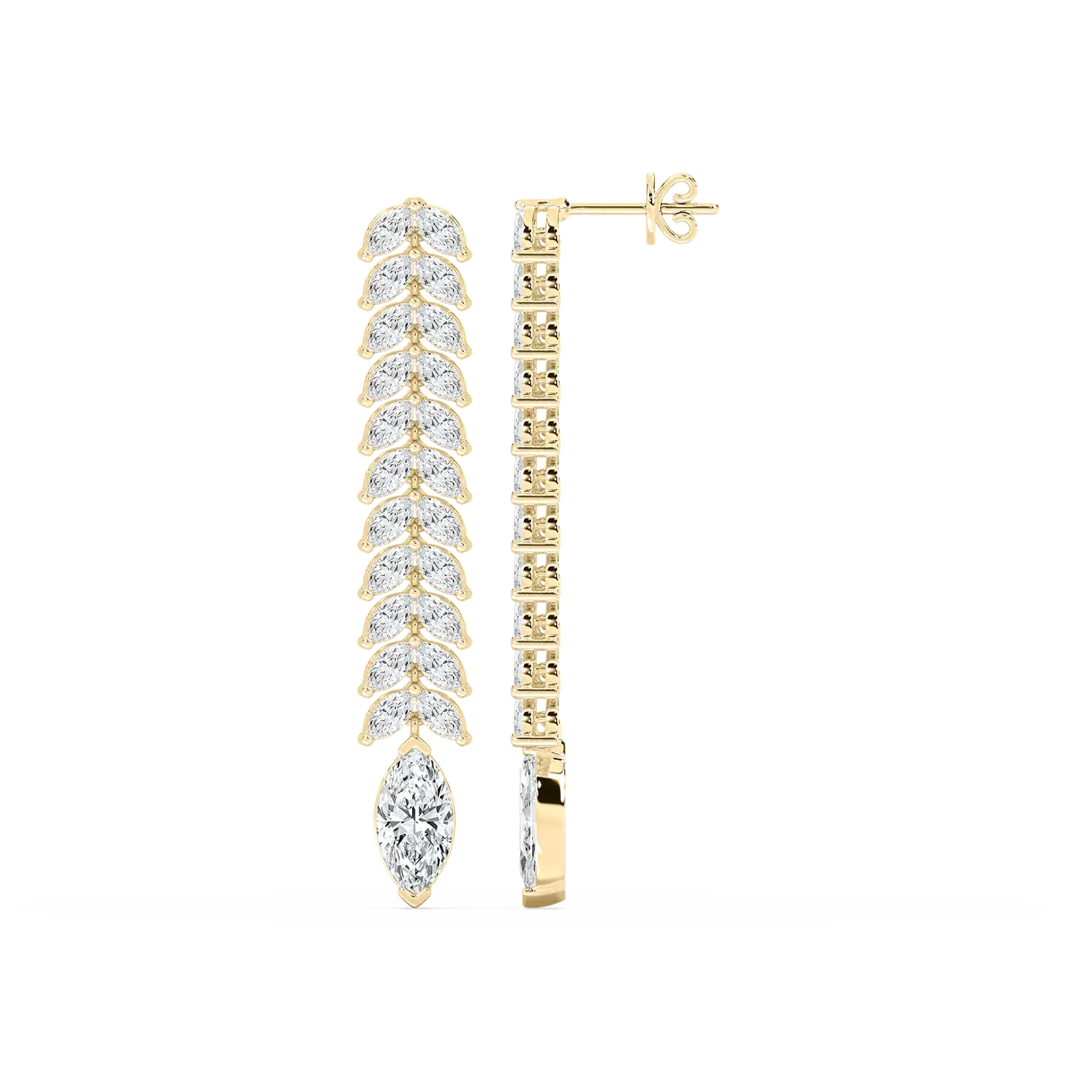 Marquise Diamonds Catalina Drop Earring