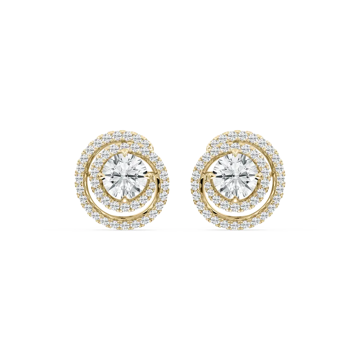 Infinity Solitaire Diamond Studs for Women