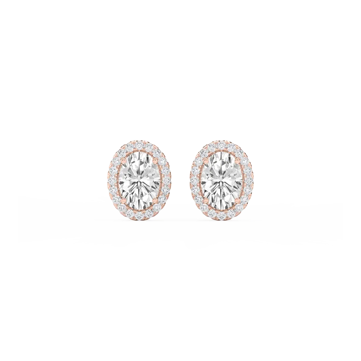 Elegance Oval Dazzle 1.180 Carat Diamond Earrings