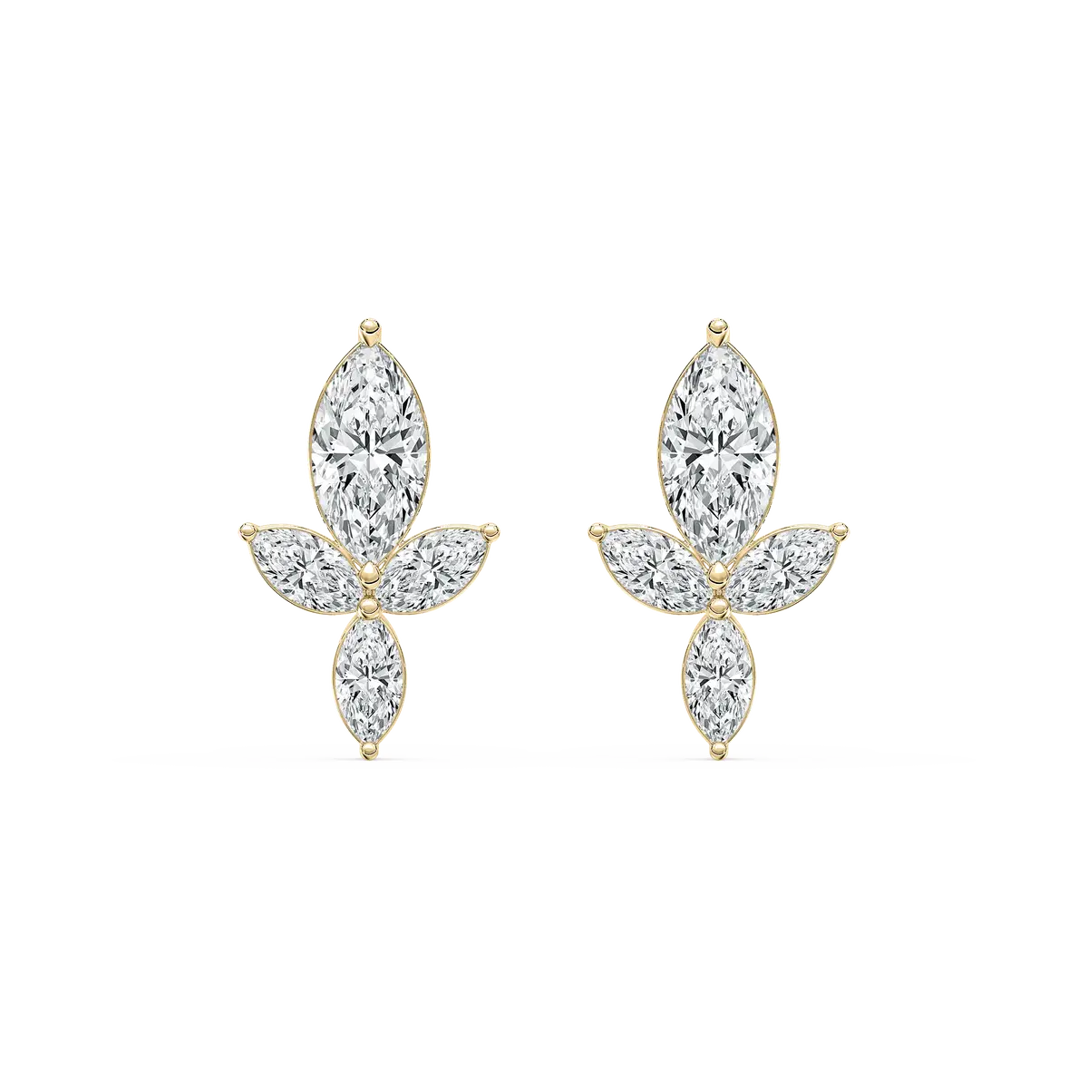 1.60 Carat Marquise Diamond Tawnie Stud Earring