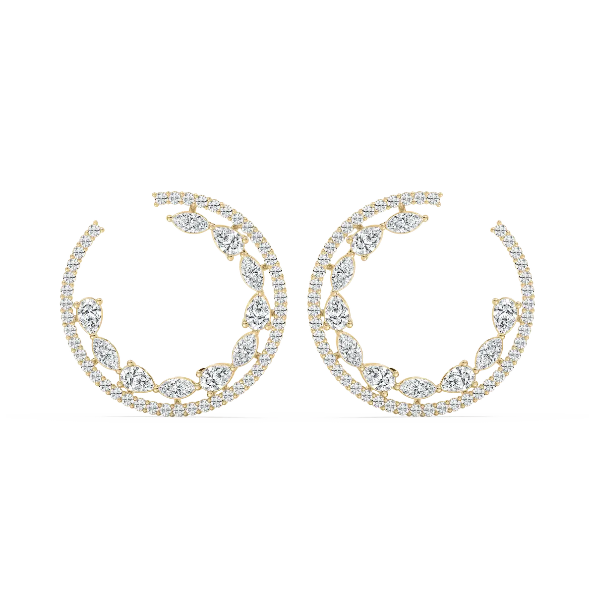 2 Carat Multi Shape Diamond Cahya Fashion Earring 