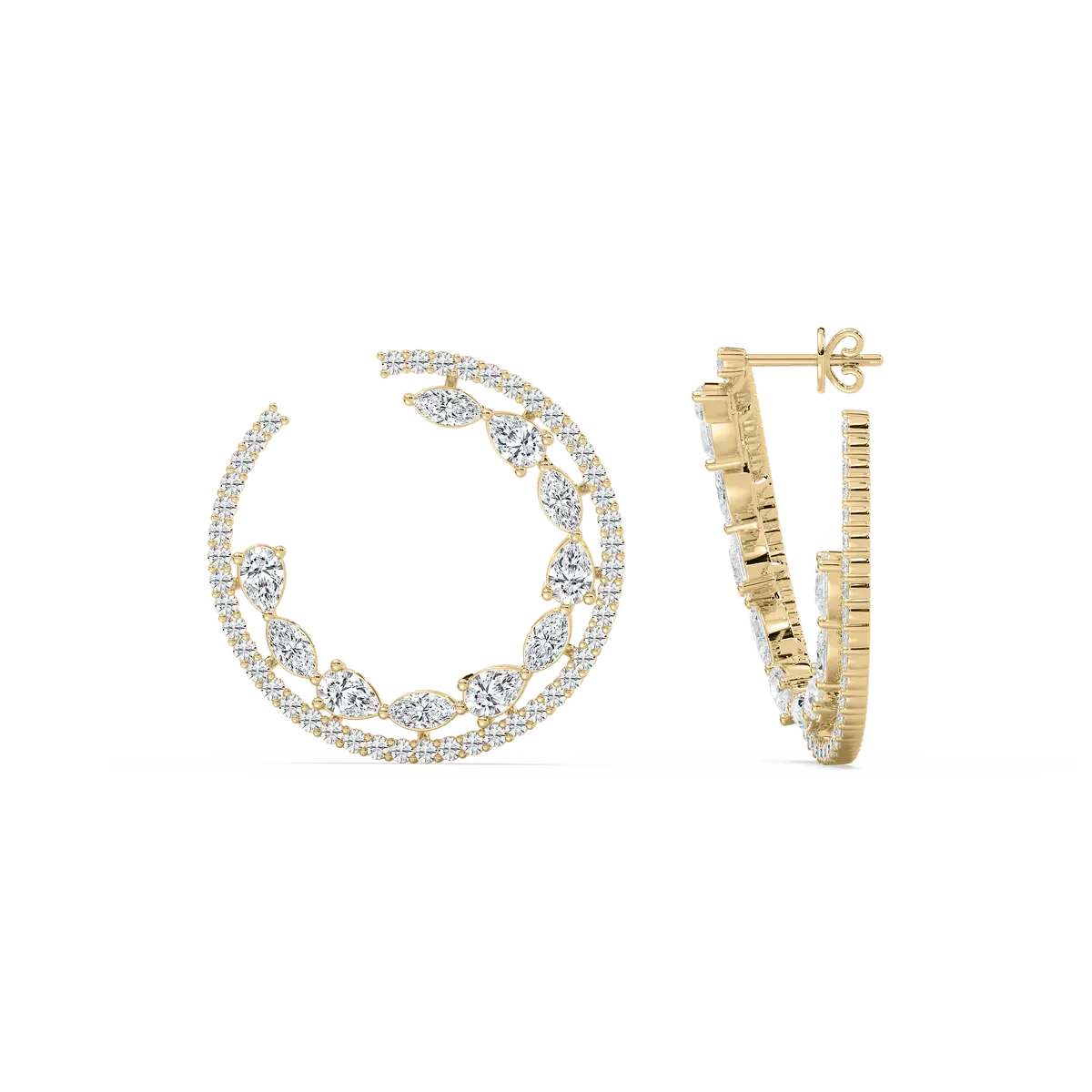 2 Carat Multi Shape Diamond Cahya Fashion Earring 