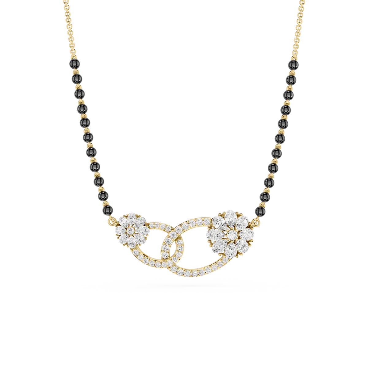 Emily Lab Diamond Mangalsutra Necklace