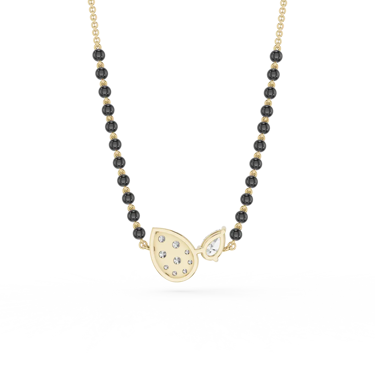 Evergreen Amore Pear Diamond Mangalsutra Necklace