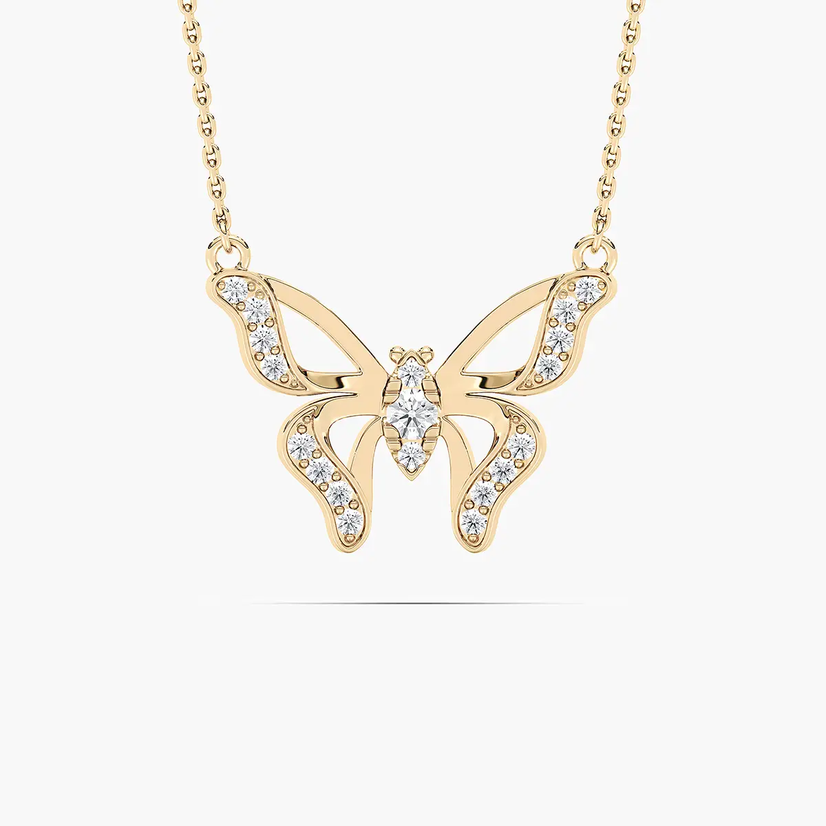 Round Diamond Quetzal Butterfly Kids Fashion Pendant