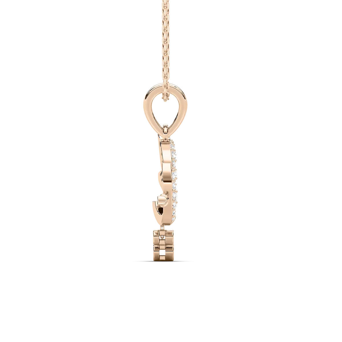 Round Diamond kanha Flute Kids Fashion Pendant