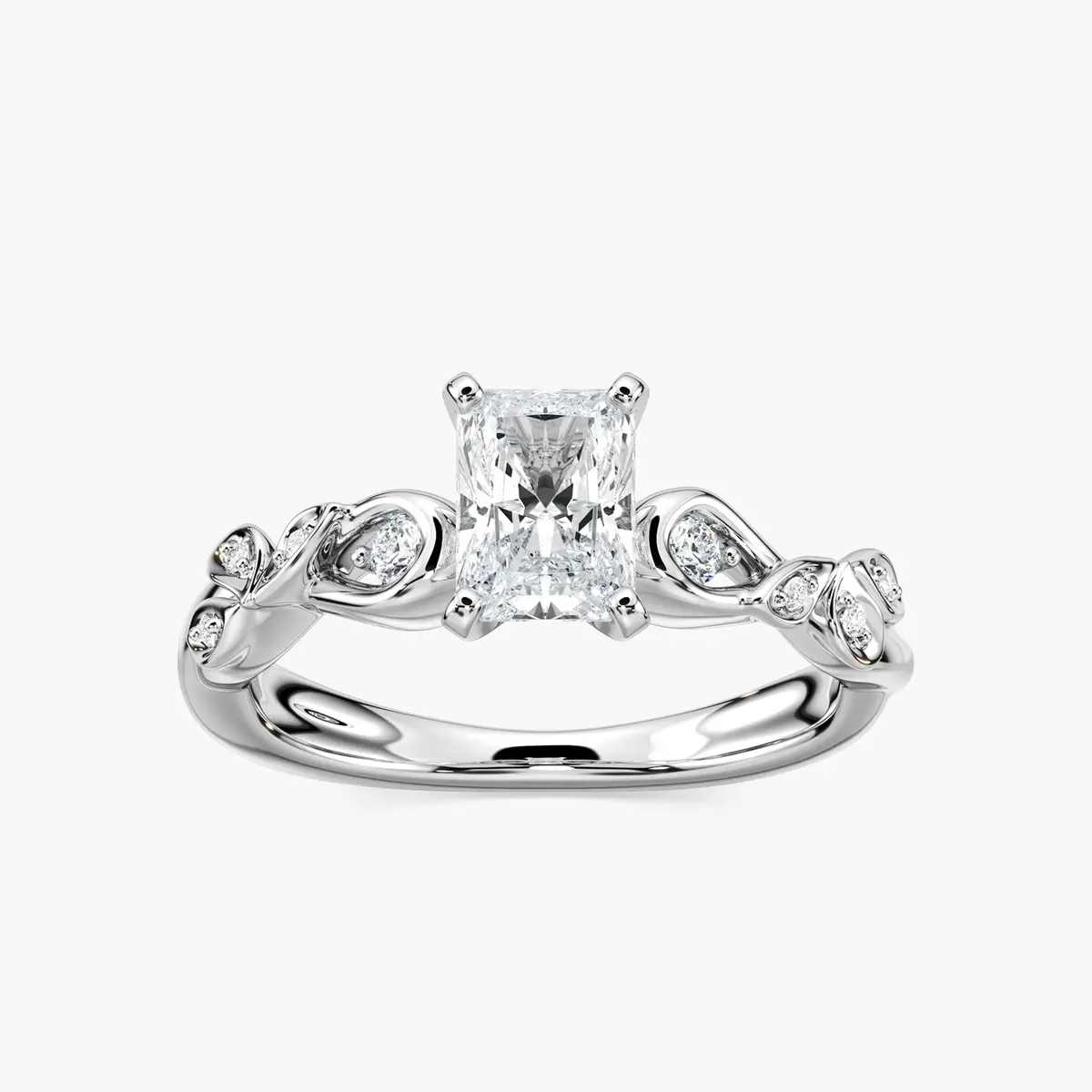 1 Carat Radiant Classic  Ring