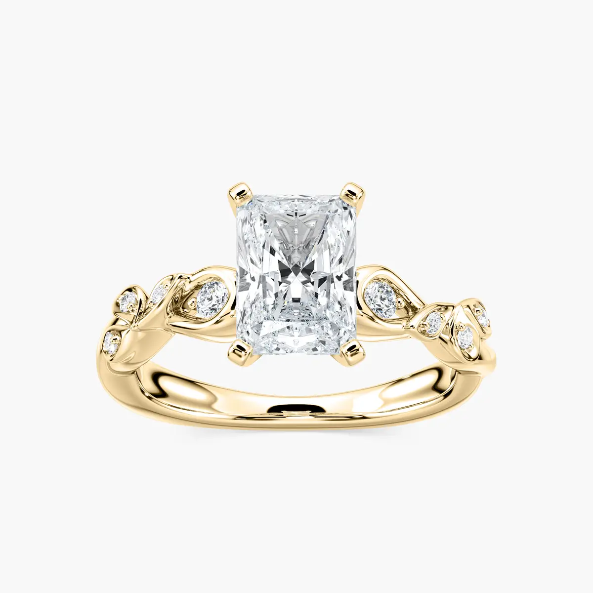 2 Carat RadiantDiamond Eden Ring