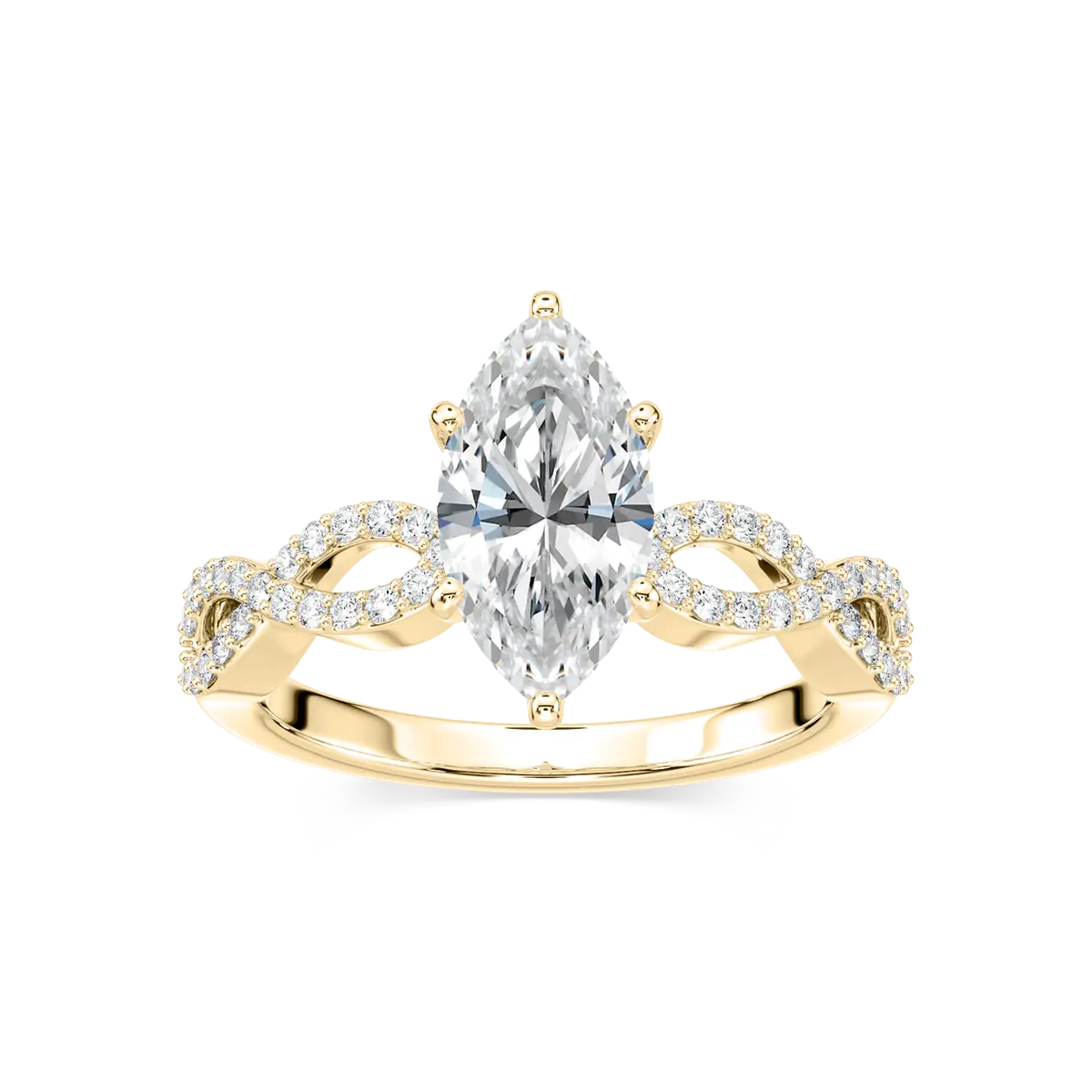 1.50 Carat Marquise Diamond Allure Engagement Ring