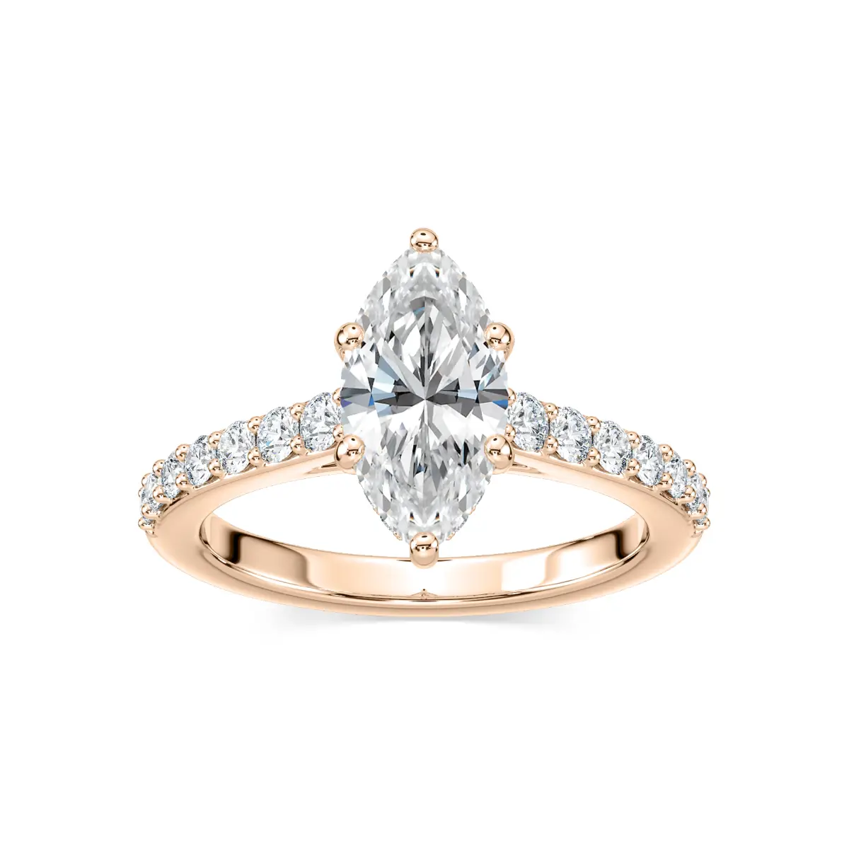 1.50 Carat Marquise Diamond Angel Ring