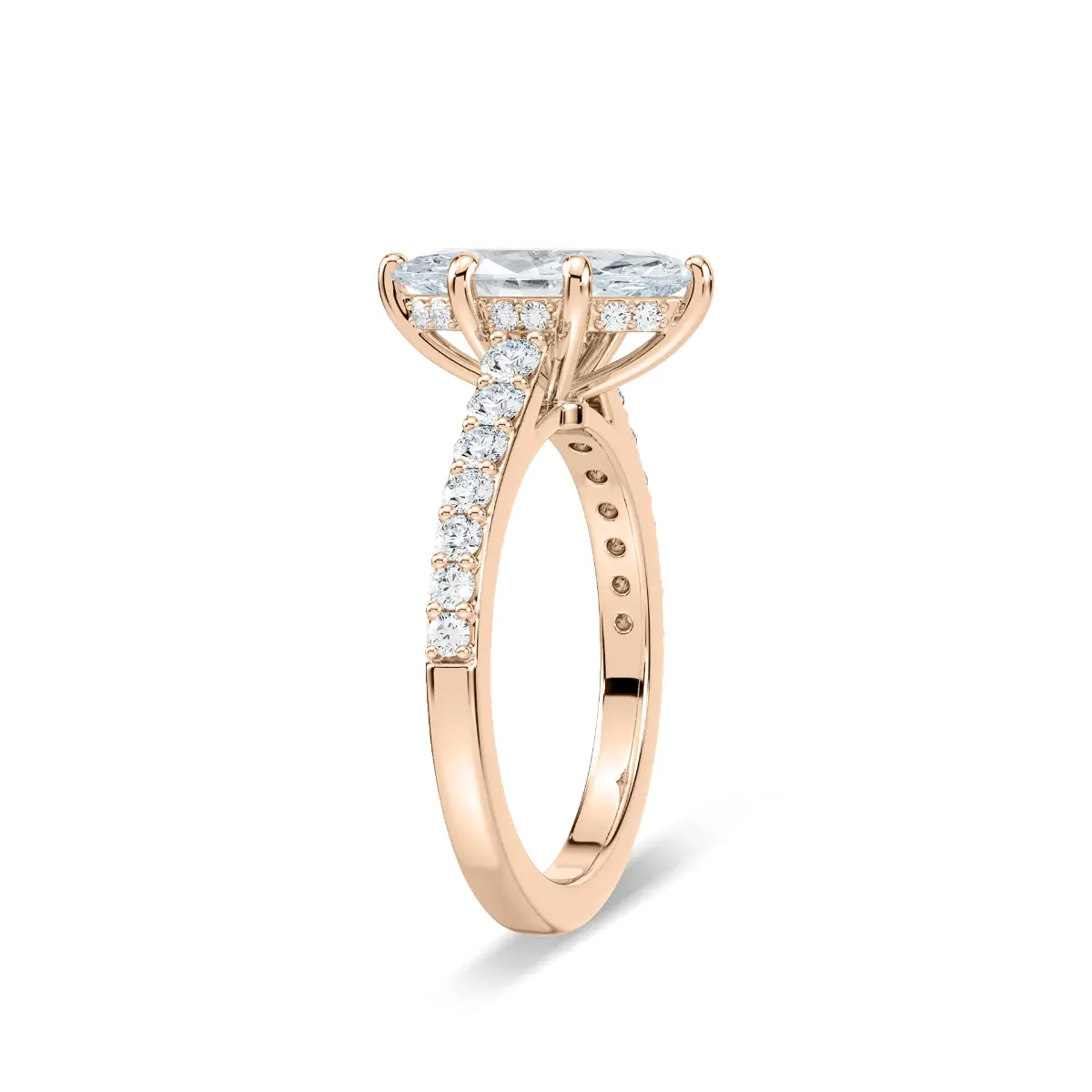 1.50 Carat Marquise Diamond Angel Ring