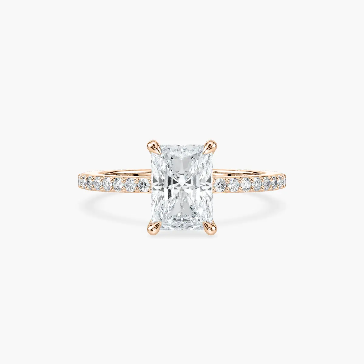 1.50 Carat Radiant Diamond Olivia Accented Ring