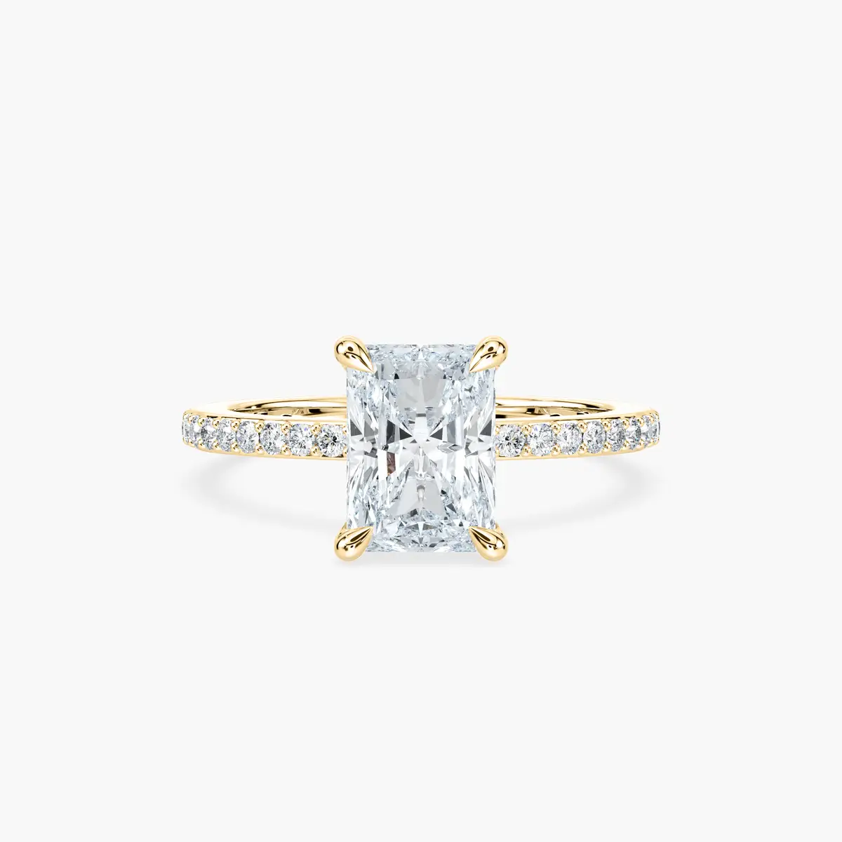 2 Carat RadiantDiamond Olivia Accented Ring