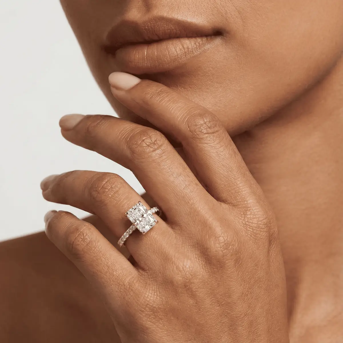 2 Carat RadiantDiamond Olivia Accented Ring