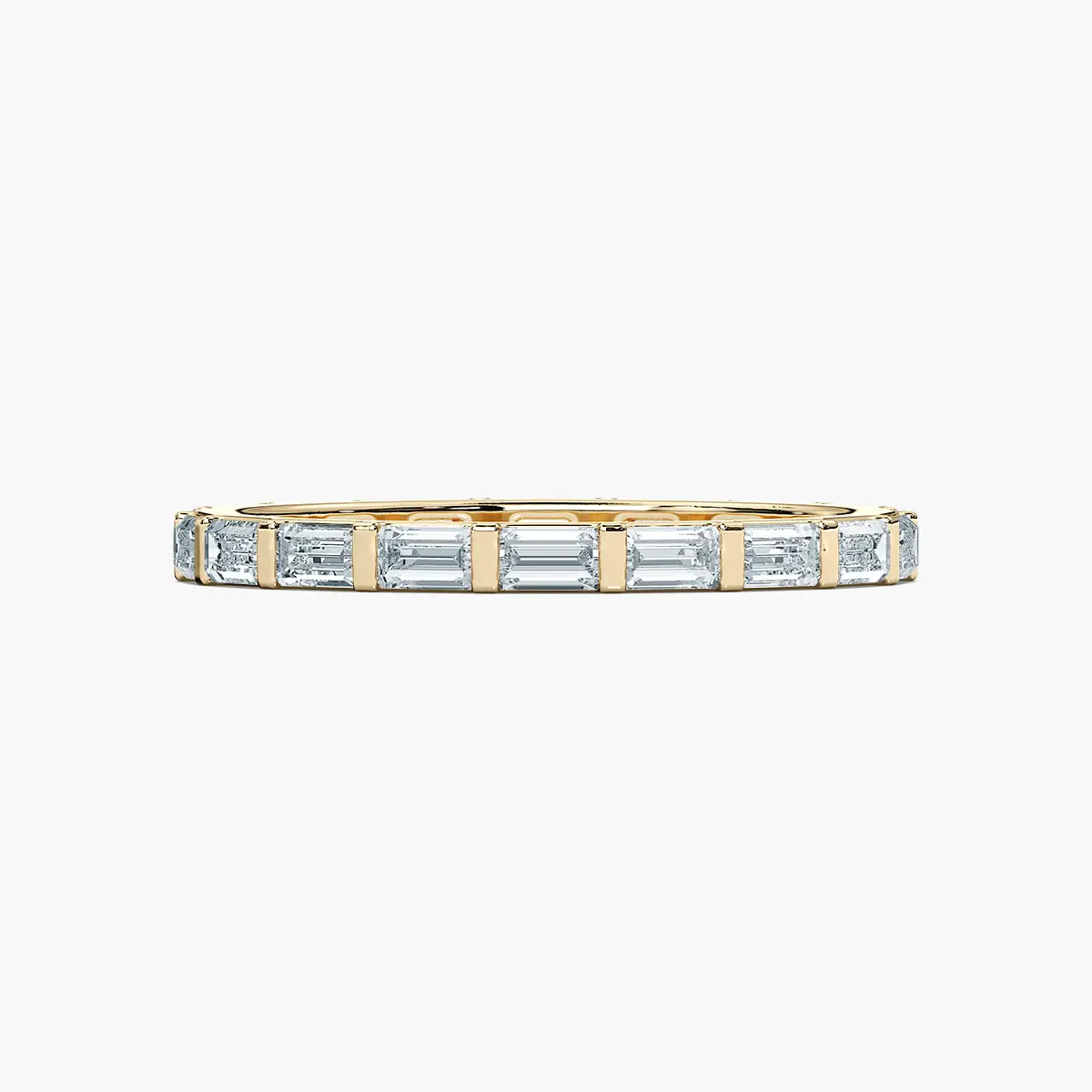 Baguette Diamonds Full Eternity Wedding Band