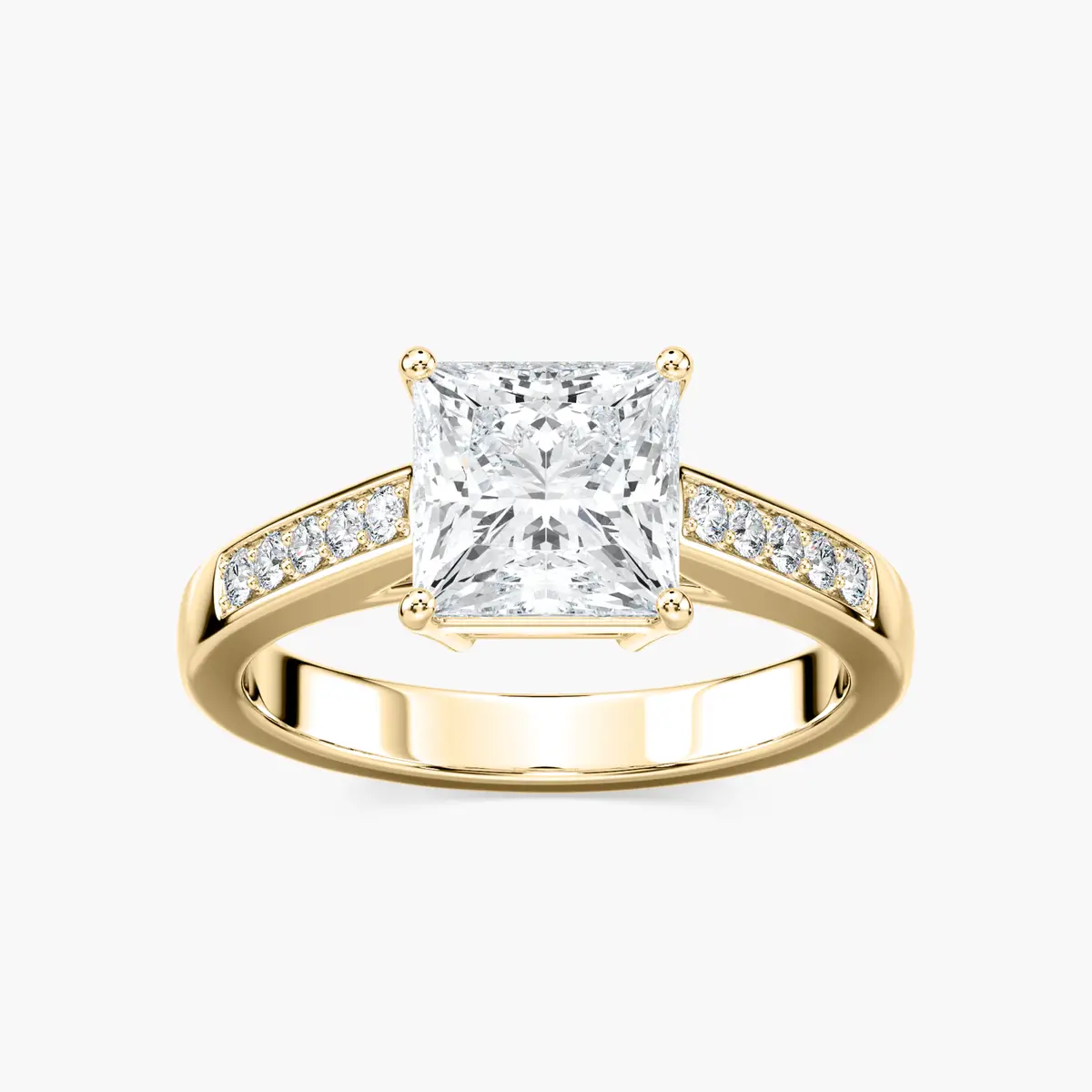 2 Carat Princess Diamond Tigerlilly Ring