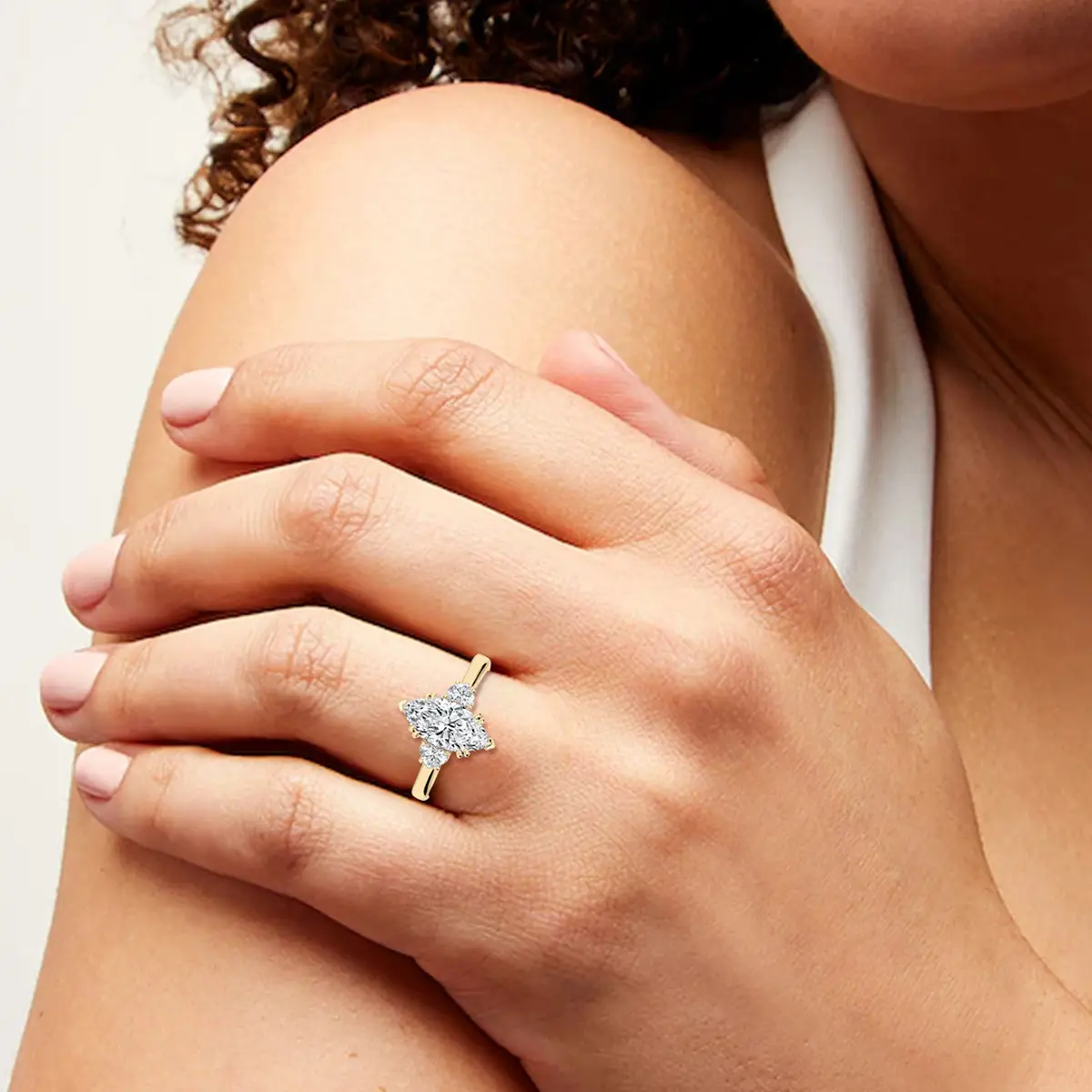 2 Carat Marquise And Heart Shape Diamond Ring