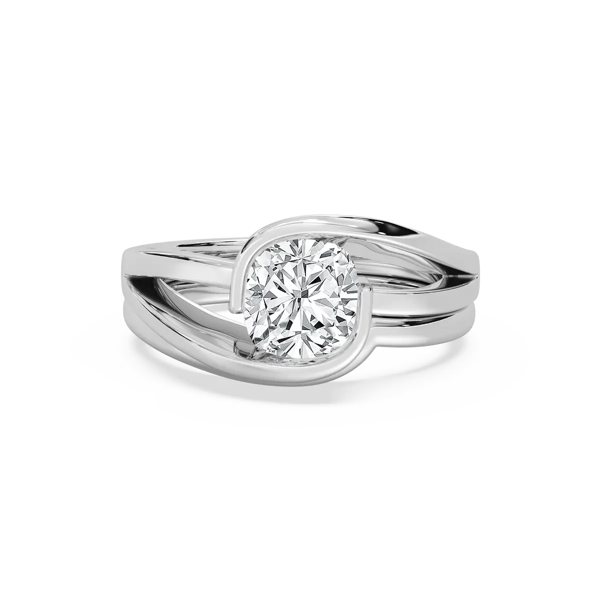 1 Carat Cushion Diamond Luminous Dream Ring