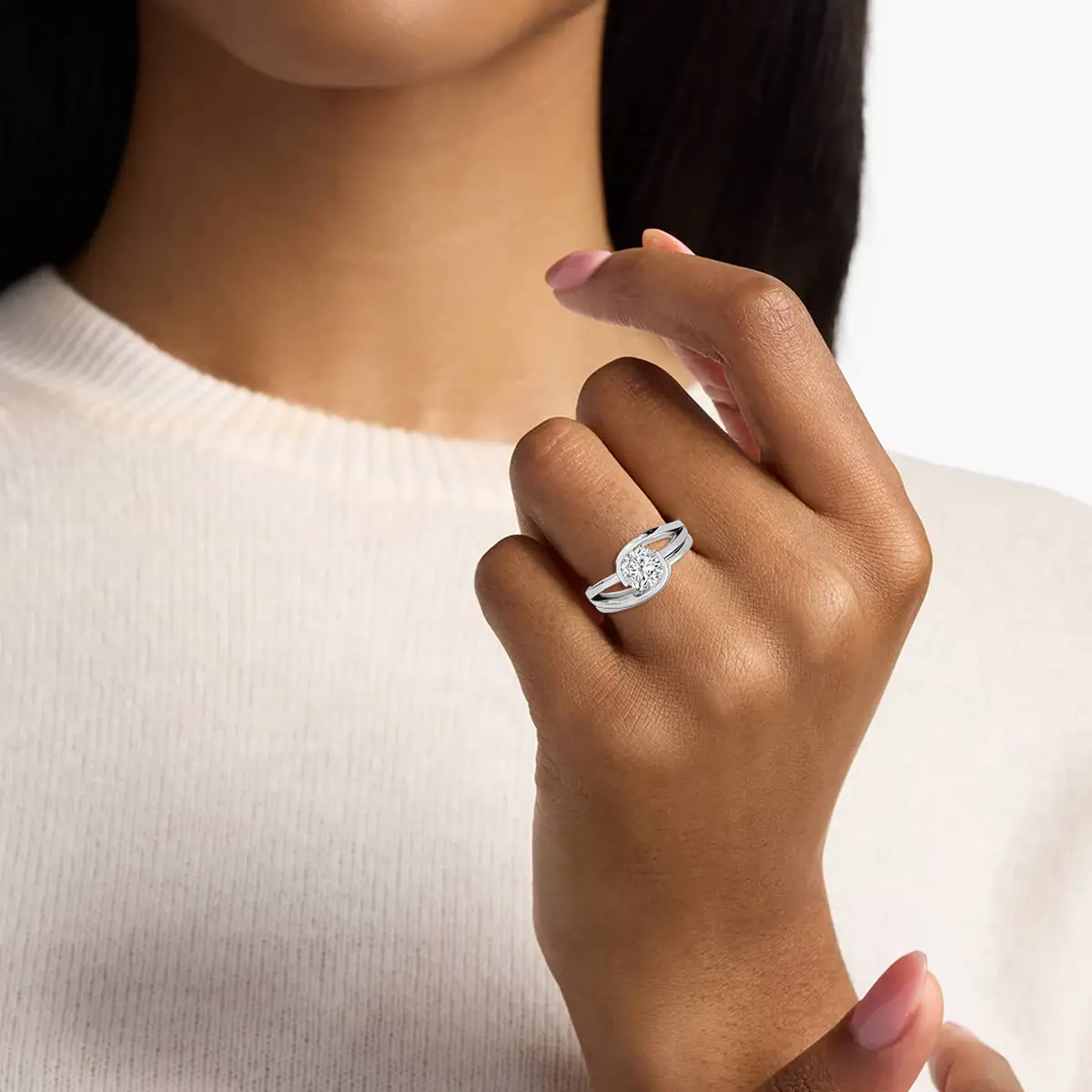 1 Carat Cushion Diamond Luminous Dream Ring