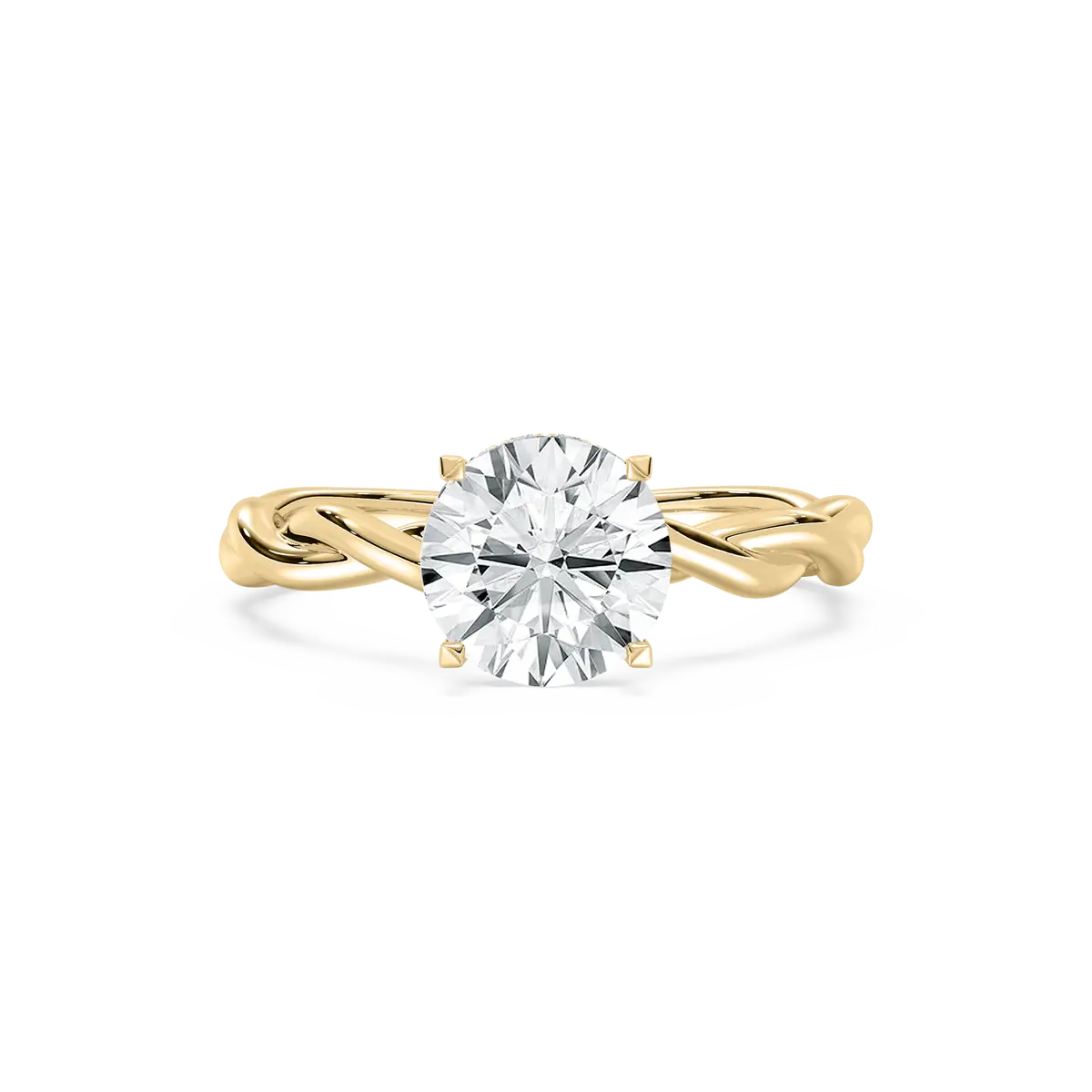 2 Carat Round Diamond Saina Hidden Halo Ring