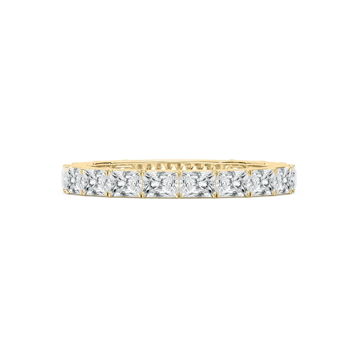 1.80 Carat Radiant Diamond Radiance Eternity Band 