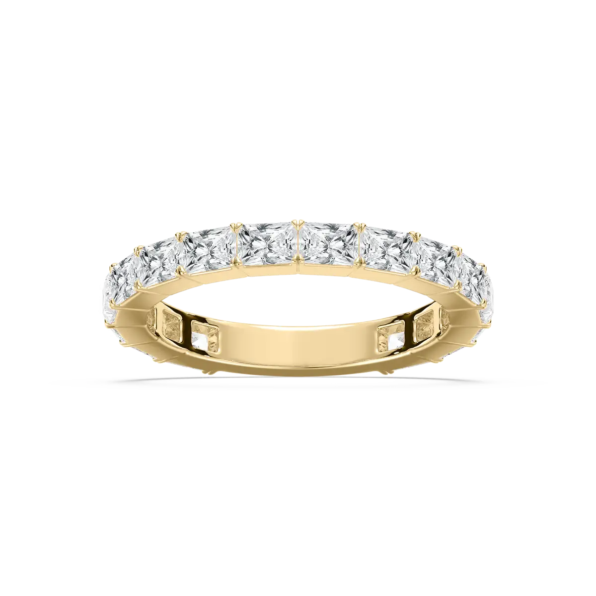 1.80 Carat Radiant Diamond Radiance Eternity Band 