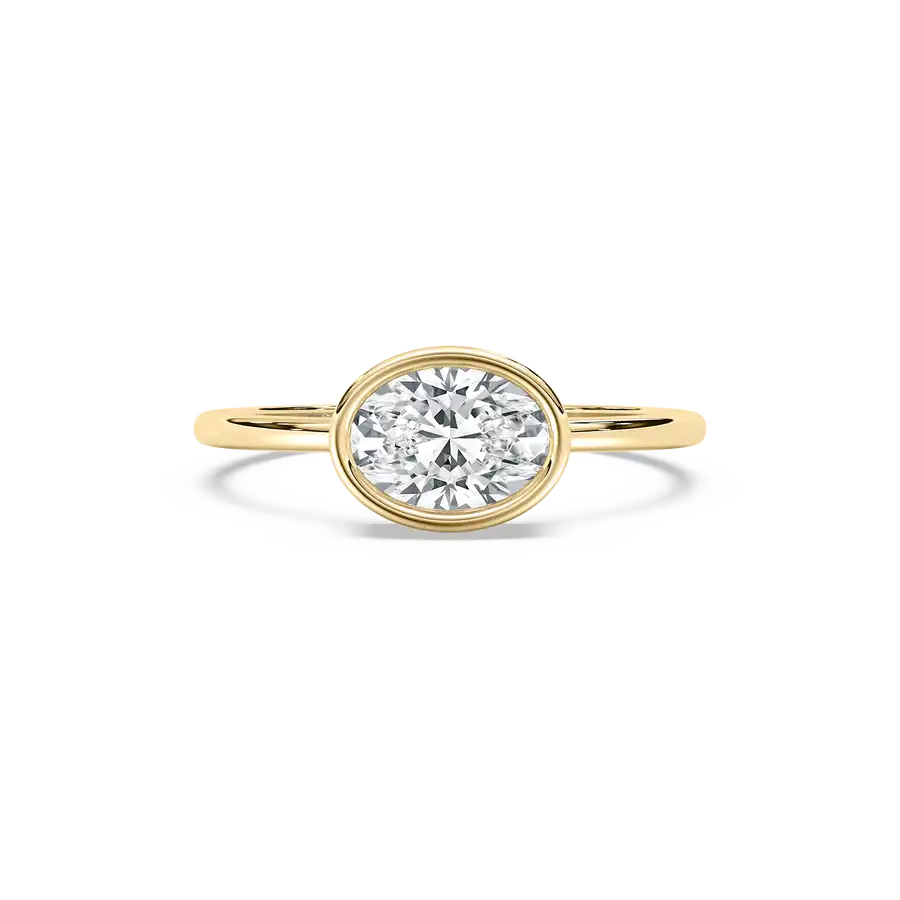 1 Carat Oval Diamond Felicia Solitaire Ring