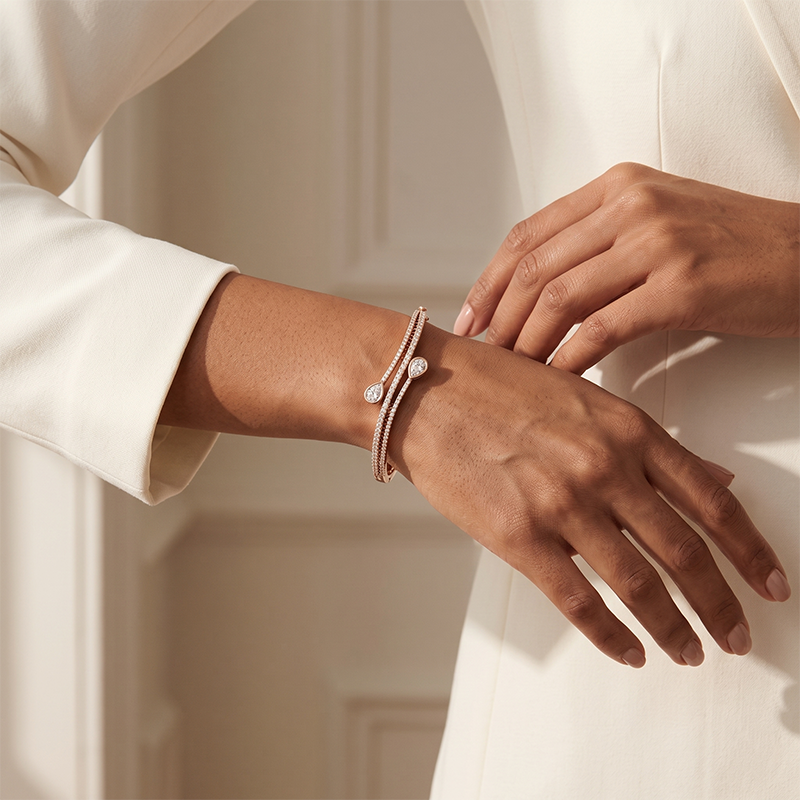 What Are Lab-Grown Diamond Bangles and Cuffs?
